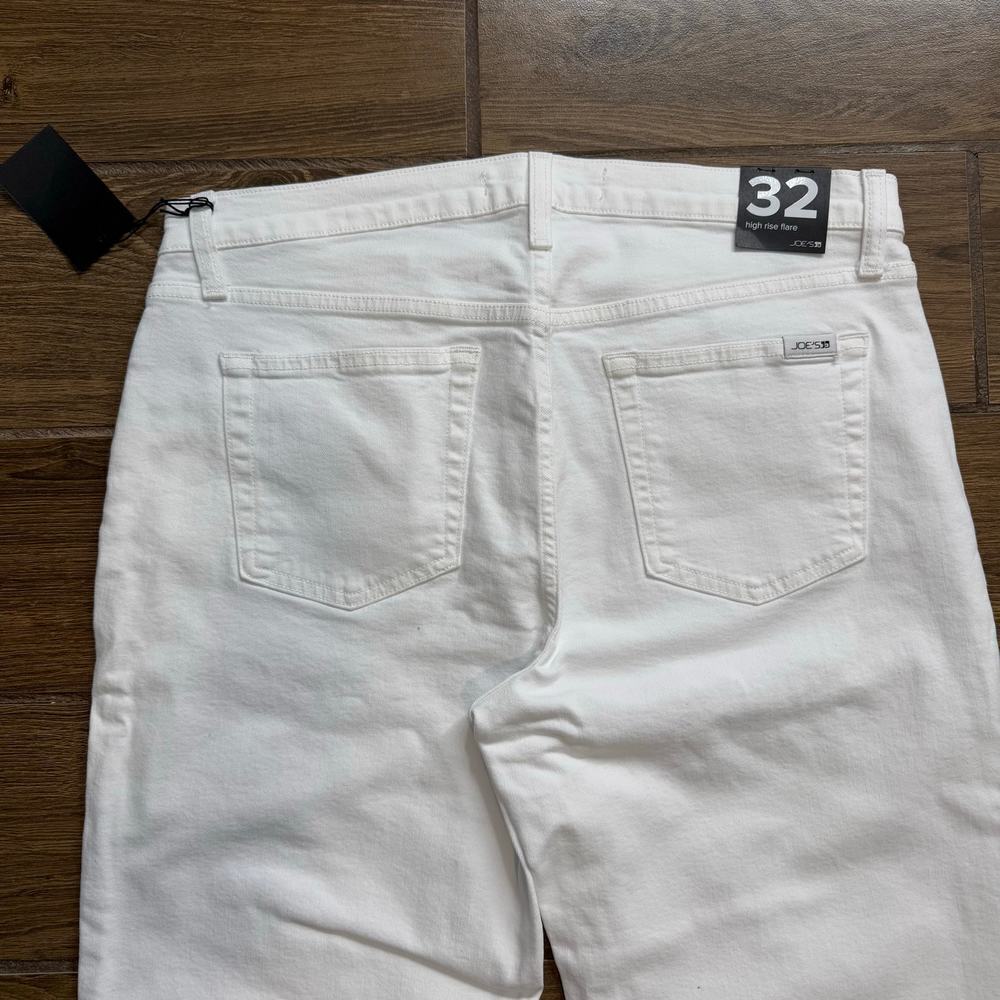 Joes High Rise Flare Pants, White, 32 - Picture 5 of 5